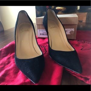 Christian Louboutin Black Suede Shoes